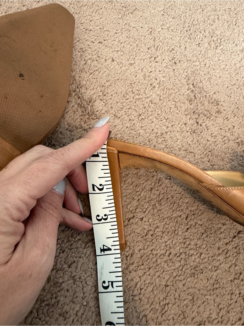Vintage Ann Taylor Leather Pointy Toe Loafer Kitten Heel Size 10 Y2K - Picture 6 of 7